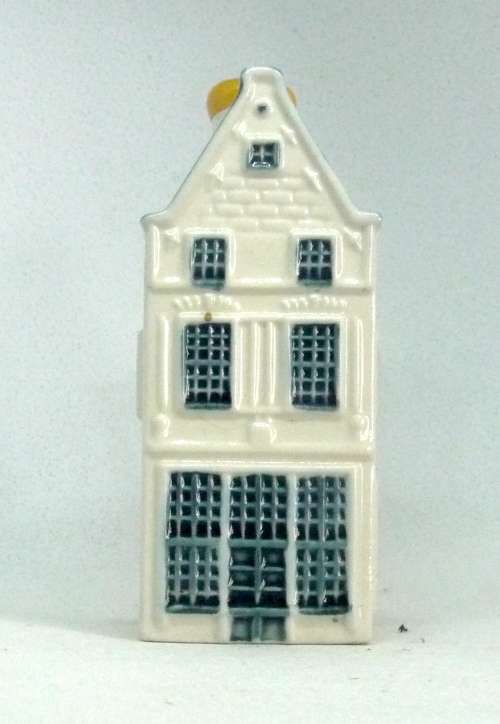 Vintage KLM Blue Delft Dutch Houses. BOLS Amsterdam Miniature Porcelain House #8