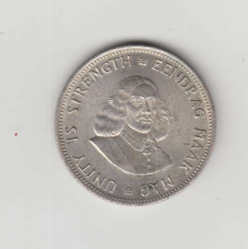 1964 South Africa silver Twenty Cent