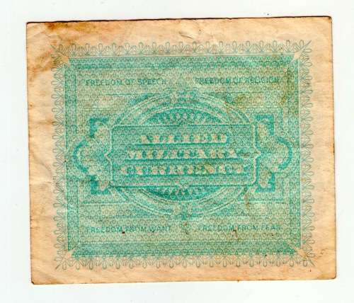 1943Two Lire Italy Note