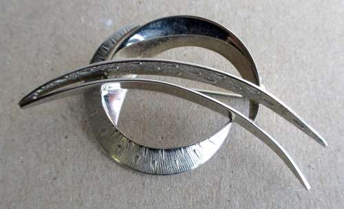 Vintage Silver Color Brooch