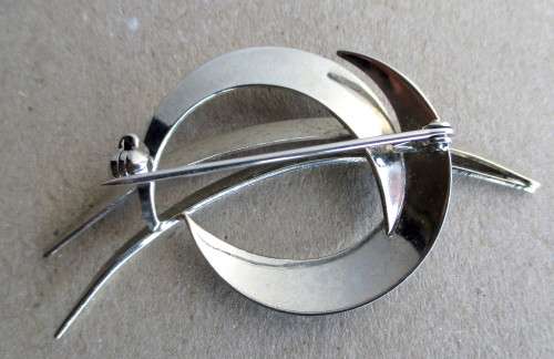 Vintage Silver Color Brooch