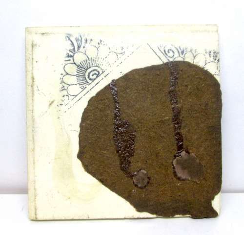 Vintage Delft Handpainted, Holland, Tile. 75x75mm As per Photo