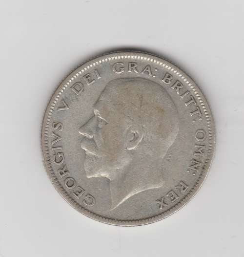 Great Britain 1929 Silver Half Crown Coin.