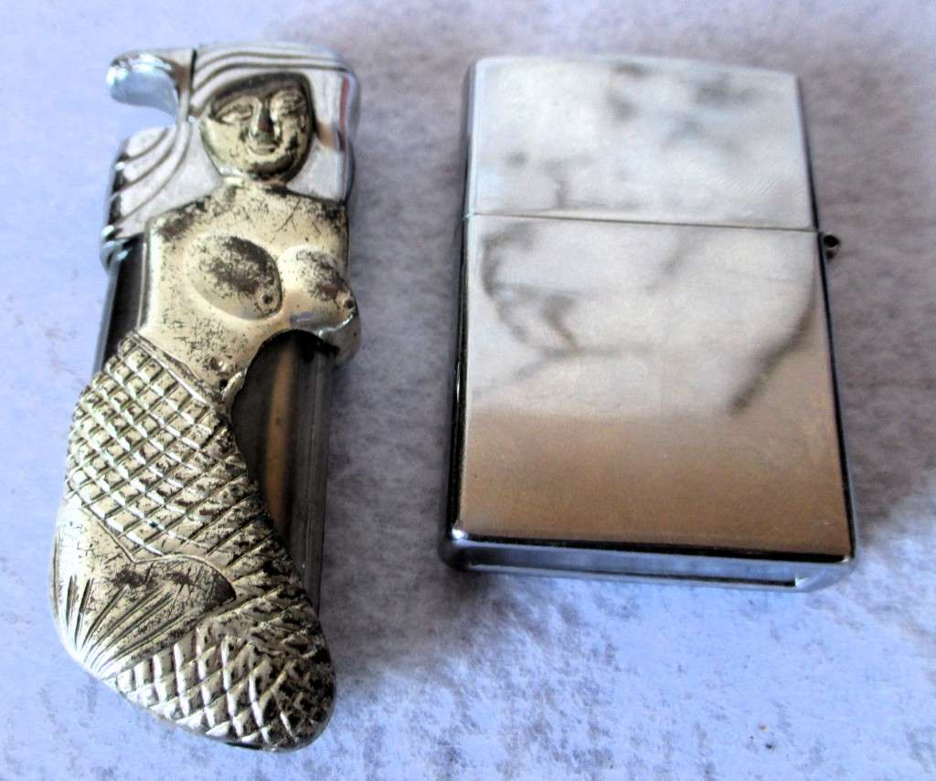 Two lighters as per photo. As is.