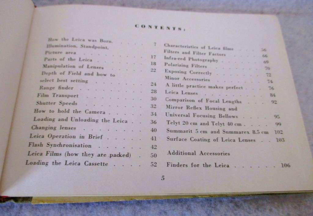 Vintage Kisselbach Pocket Leica Book, 1953. As per photo.