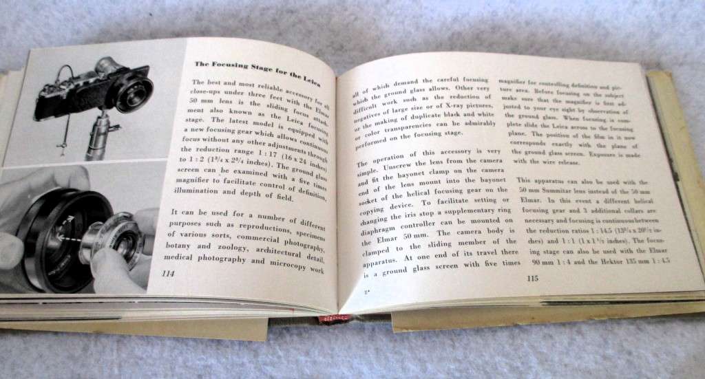 Vintage Kisselbach Pocket Leica Book, 1953. As per photo.