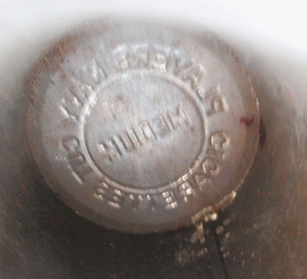 Prisoner of war trench art leather covered cigarette tins. 100mm and 85mm high. Very collectable