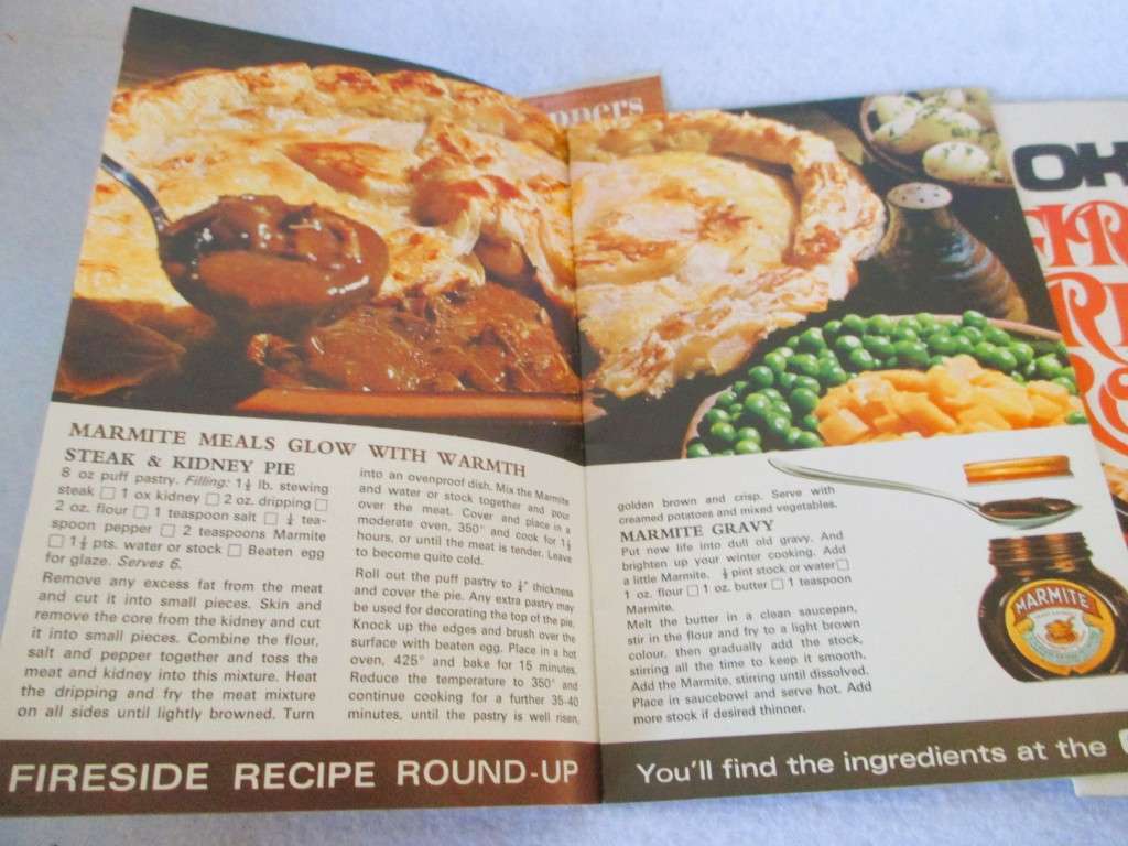 Lot of 3 1960`s Fireside recipes booklets.