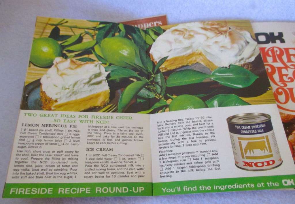 Lot of 3 1960`s Fireside recipes booklets.