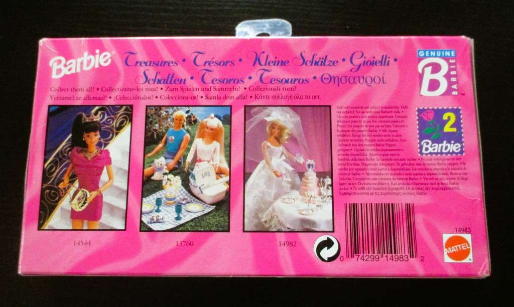 1996 Barbie Pretty Treasures Wedding Set Mattel 14983. Colletable.