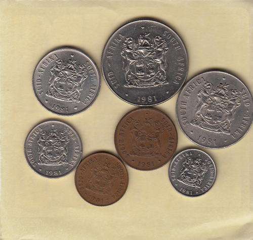 S.A Rep 1981 Complete Coin Set