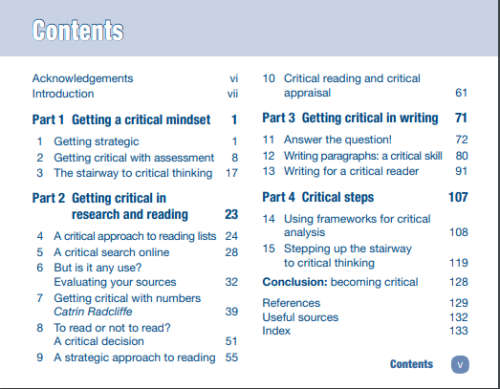 Getting Critical (Pocket Study Skills) Guide shows students how to adopt a critical approach