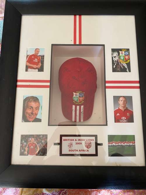 Autographed And Boxed British Lions