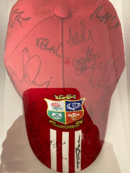 Autographed And Boxed British Lions
