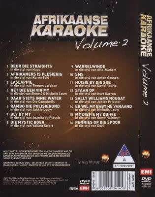 Afrikaanse Karaoke - Vol.2 (DVD)