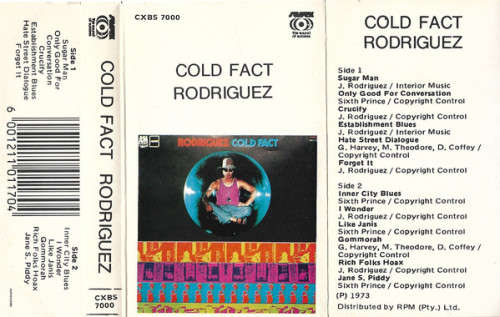 Rodriguez -  Cold Fact (Cassette Tape CXBS-7000) VGVG