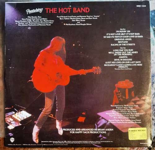 Emmylou Harris  Last Dance (Vinyl) WBC1544 Media VG+, Sleeve VG+