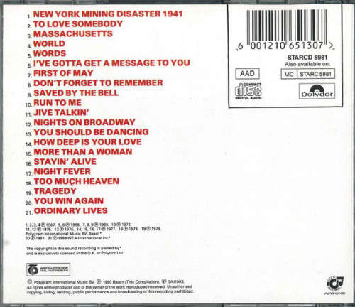 Bee Gees - The Very Best Of The Bee Gees (CD)