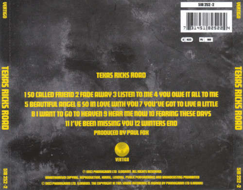 Texas - Ricks Road (CD)