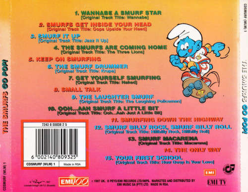 The Smurfs - The Smurfs Go Pop! (CD)