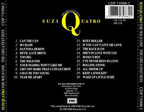 Suzi Quatro - The Wild One - The Greatest Hits (CD)