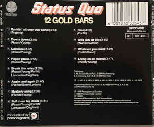 Status Quo - 12 Gold Bars (CD)