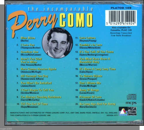 Perry Como - The Incomparable Perry Como (CD)