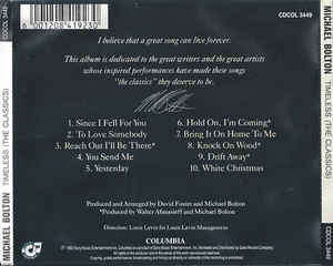 Michael Bolton - Timeless (The Classics) (CD)