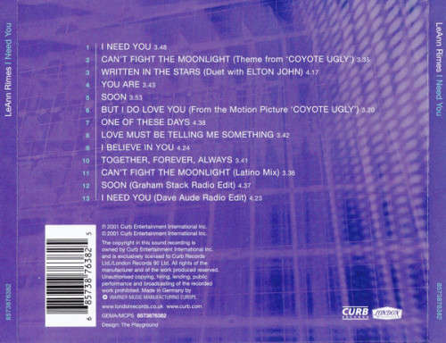 LeAnn Rimes - i Need You (CD)