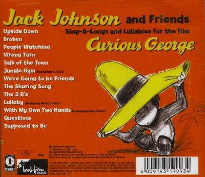 Jack Johnson And Friends - Sing-A-Longs And Lullabies For The Film Curious George (CD)