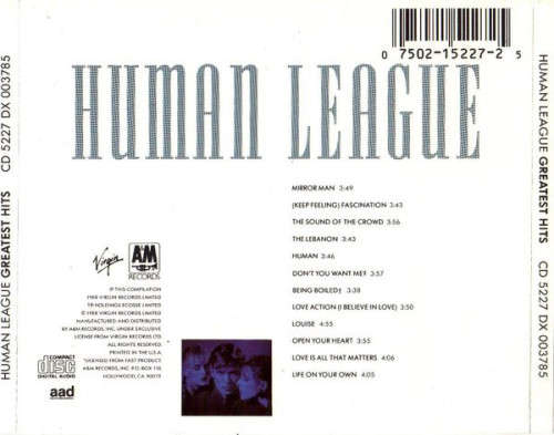 The Human League - Greatest Hits (CD)
