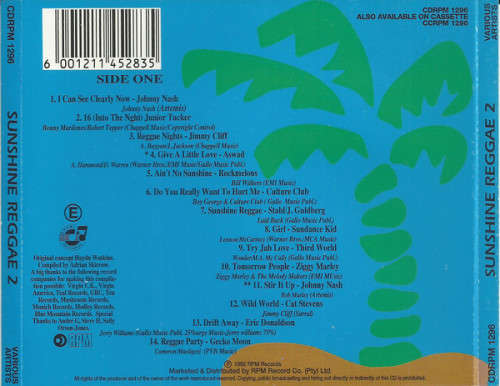 Various - Sunshine Reggae 2 (CD)