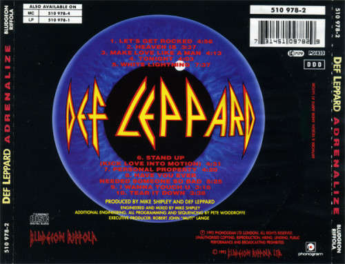 Def Leppard - Adrenalize (CD)