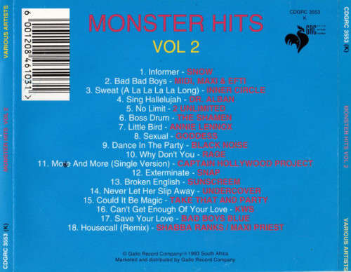 Various - Monster Hits Volume 2 (CD)