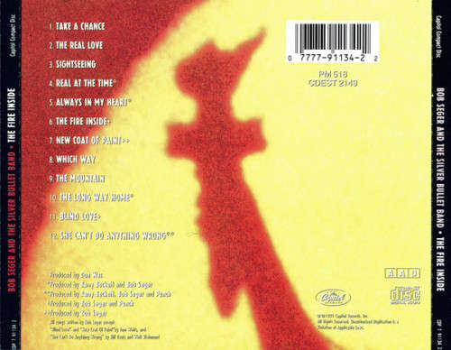 Bob Seger And The Silver Bullet bAnd - The Fire Inside (CD)
