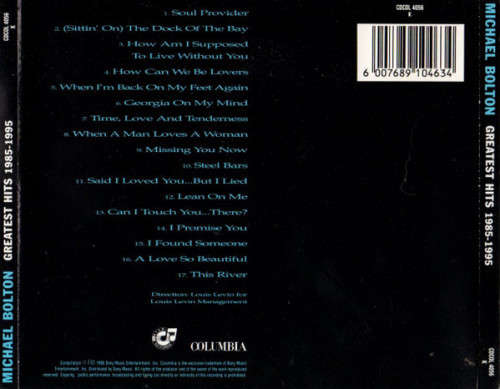 Michael Bolton - Greatest Hits (1985 - 1995) (CD)