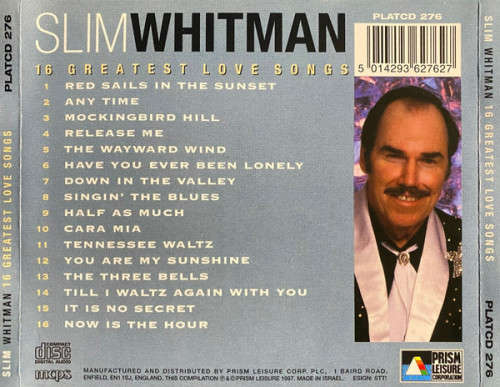 Slim Whitman - 16 Greatest Love Songs (CD)