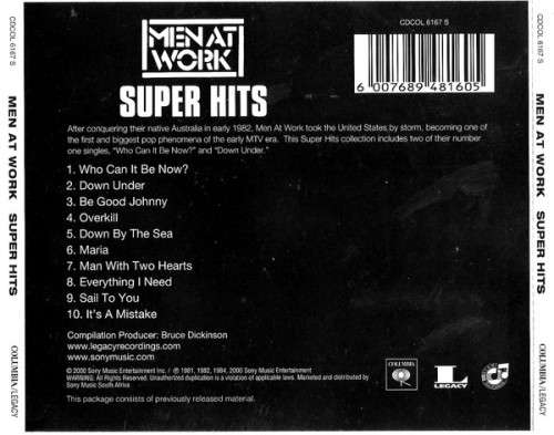 Men At Work - Super Hits (CD)