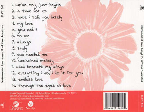 Instrumental Love Songs 14 All Time Favorites (CD)