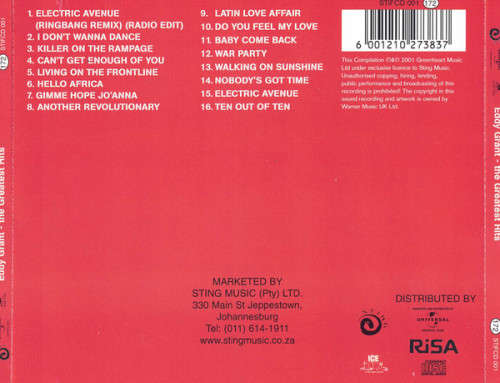 Eddy Grant - The Greatest Hits (CD)