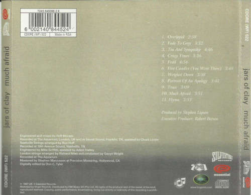 Jars Of Clay - Much Afraid (CD)