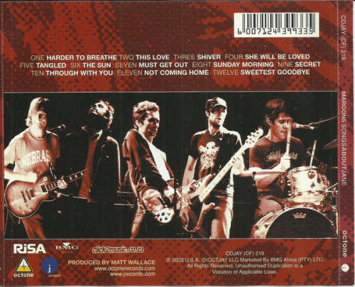 Maroon 5 - Songs About Jane (CD)