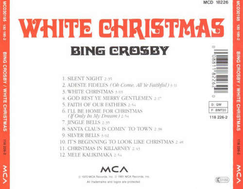 Bing Crosby - White Christmas (CD)