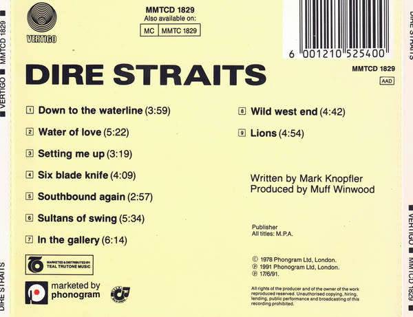 Dire Straits - Dire Straits (CD)
