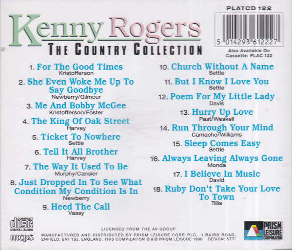 Kenny Rogers - The Country Collection (CD)
