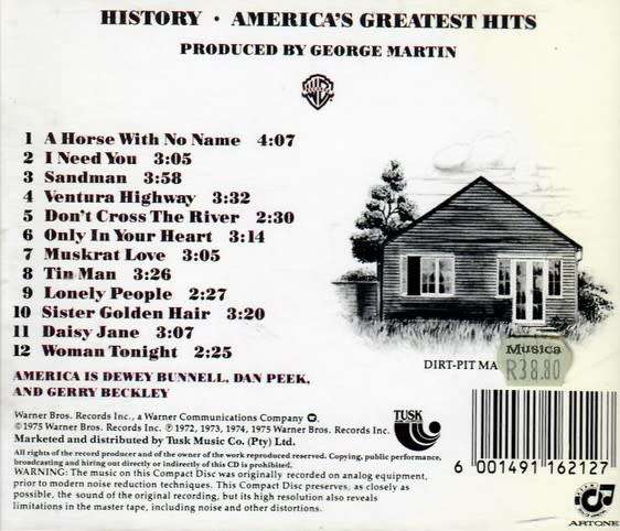 America - History: America`s Greatest Hits (CD)