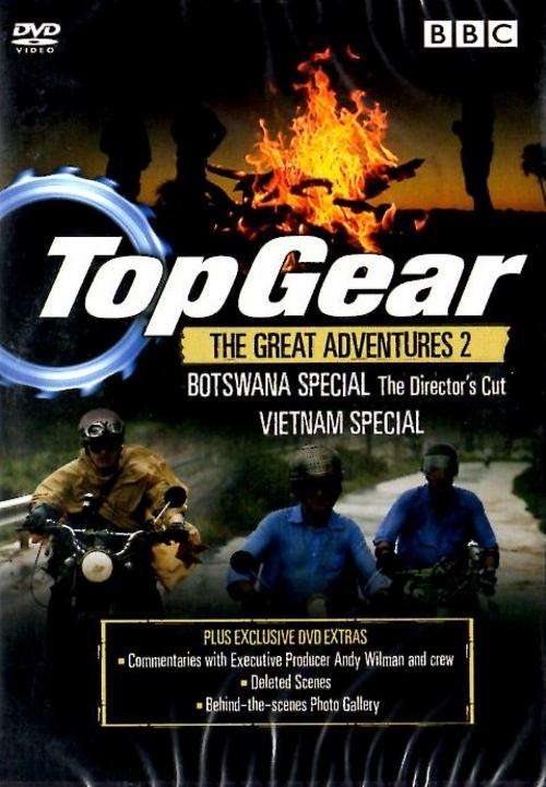 Top Gear - The Great Adventures 2 Botswana and Vietnam Specials (2 DVD Set) NEW