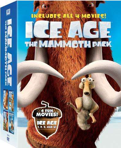 Ice Age - The Mammoth Pack - Ice Age 1 / 2 / 3 / 4 (DVD Boxed set) NEW In Stock