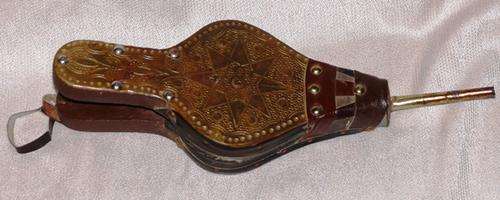 Leather And Wood Fire Bellows