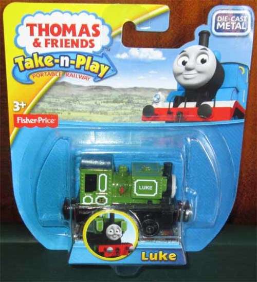 THOMAS & FRIENDS, TAKE-N-PLAY - LUKE by FISHER-PRICE (NEW CARDED)